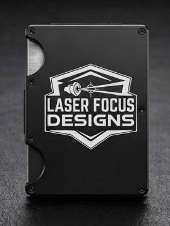 Laser Engraved Aluminum Wallets